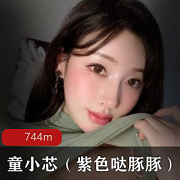 精选奶牛童小芯紫色写真集锦