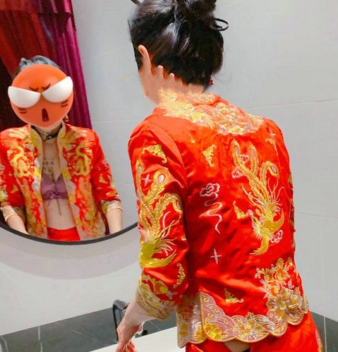 玩坏丝足腿控足系列转载搬运新娘凤冠霞帔丝袜新娘新娘鞋足艺C入秀禾
